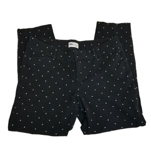 Old Navy Black And White Polka Dot Pants In A Size 10 Inseam 24 Inches